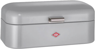 Wesco grandy broodtrommel | 10 liter - maat l | metaal - grijs | keukenopslag