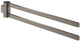 Grohe selection handdoekhouder dubbel - draaibaar - hard graphite geborsteld - 41063al0