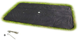 Exit toys exit groundlevel trampoline afdekhoes 244x366cm - trampoline beschermhoes - weerbestendig - rechthoekig - afdekzeil