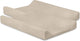 Jollein baby aankleedkussenhoes badstof - 50x70cm - nougat - 2 stuks