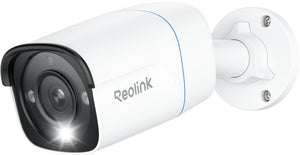 Reolink poe beveiligingscamera p330 - 8mp uhd - slimme tweerichtingswaarschuwingen - 4k kleurnachtzicht - tot 512gb microsd-kaart - 1-pack