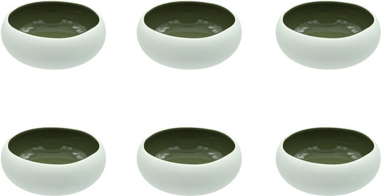 Medard de noblat - oslo olive - kleine kom 12 cm - 6 delig - stoneware
