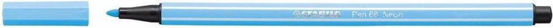 Afbeelding laden in galerijviewer, Stabilo pen 68 - viltstift - fluoriserend blauw (68 031)
