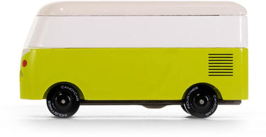 Candylab speelgoedauto - vw t1 busje groen - candycar world.