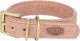 Trixie halsband hond pure leer roze