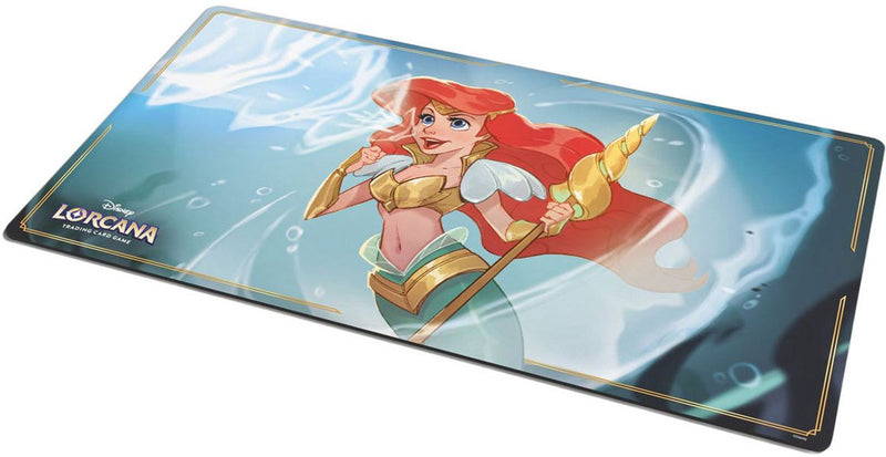 ギャラリービューアに画像をロードする, Disney lorcana tcg: winterspell- playmat arielle

