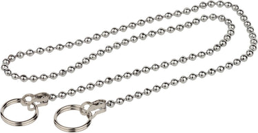 Kirchhoff afvoerplug ketting - chroom - 300 mm - met 2 ringen