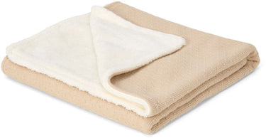 Little dutch gebreid wiegdeken - fleece - beige - essentials