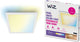 Wiz plafondlamp led paneel - 60 x 60 cm - warm- tot koelwit licht - slimme led verlichting - 36w - vierkant - wit