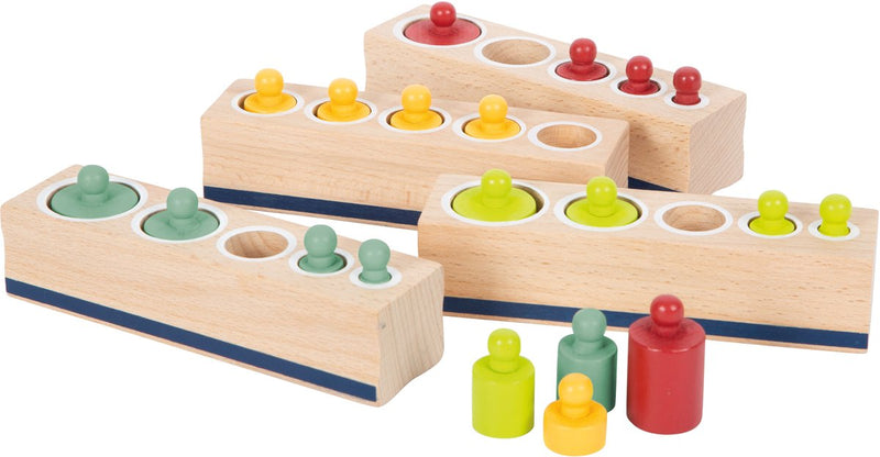 Afbeelding laden in galerijviewer, Small foot - houten puzzel grootte sorteren
