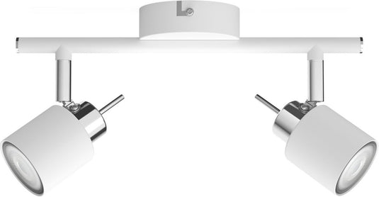 Philips led philips meranti opbouwspot - 2-lichts - wit