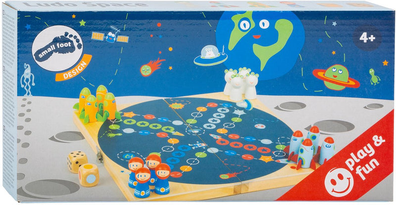Laden Sie das Bild in Galerie -Viewer, Small foot - houten ludospel ruimtevaart
