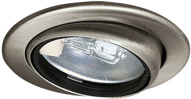 Paulmann meubelinbouwlampen micro line swivel zwenkbaar rond 69 mm max. 20w 12v dimbaar staal geborsteld