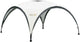 Coleman event shelter l partytent - shelter tent 3.65 x 3.65 meter - 100% waterdicht - eenvoudig opzetten - aerodynamisch design - uvguard technologie biedt spf 50 zonbescherming - met mesh pocket - tuintent incl. opbergzak - groen grijs