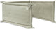 Jollein - bedomrander 180x30cm - baby bedbumper ledikant - acryl katoen - grain knit - olive green