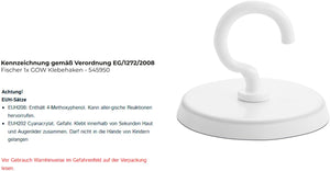 Fischer 1x gow zelfklevende haak - 545950