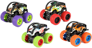 Vehicool cars trucks frictie monster truck flip over