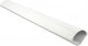 Delock kunststof kabelgoot voor hoekmontage met zelfklevende plakstrip - 100 x 5,6 cm wit