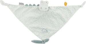 Nattou knuffeldoekje doudou - krokodil - romeo, jules en sally - 65x30 cm - lichtgroen