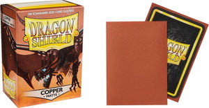 Arcane tinmen dragon shield matte sleeves - copper 100 stuks