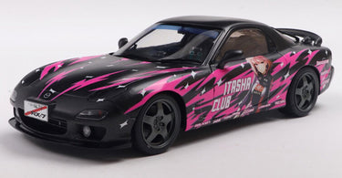 Solido mazda rx7 fd3rs works itasha club '99, roze (pink) schaal 1:18