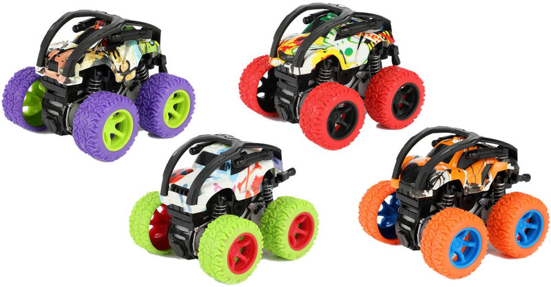 Afbeelding laden in galerijviewer, Vehicool cars trucks frictie monster truck flip over
