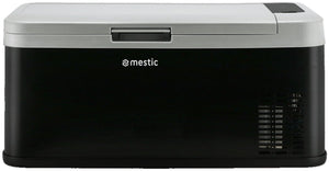 Mestic mcc-18 ac dc compressor koelbox - digitaal display met usb - 18l inhoud voor kleine flessen en blikjes - met bluetooth app