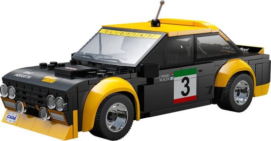 Cada fiat abarth 131 - smart chassis bouwstenen model - 216 stuks