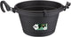 Elho green basics hangschaal 28 - bloempot voor balkon buiten - ø 37.0 x h 16.5 cm - living black