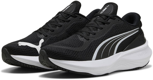 Puma scend pro 2 unisex sportschoenen - black- white