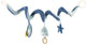 Trixie activiteitenspiraal mr. shark – 3m+ – afneembaar – voor box maxi-cosi