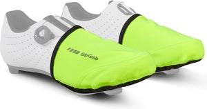 Gripgrab - windproof hi-vis wielren toe covers teenwarmers overschoenen winddicht voor racefietsschoenen - geel hi-vis - unisex - maat s m (38-41)