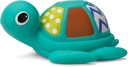 Infantino badspeelgoed zeeschildpad - jumbo sea squirter - groen.