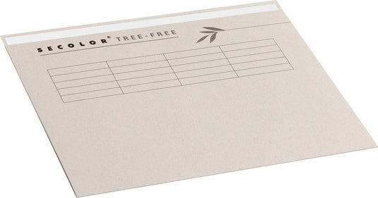 Jalema dossieromslag secolor tree-free voor ft folio (22,5 x 34,8 cm) met tabrand, beige
