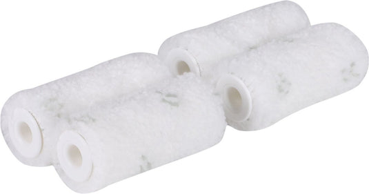 Copenhagen pro microvezel aflakroller - 9 mm vacht - 12 cm - dubbel dik - (4 stuks)