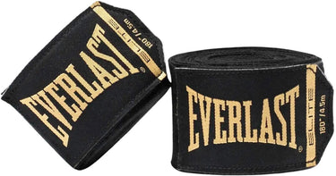 Everlast elite handwraps, black, 455 cm