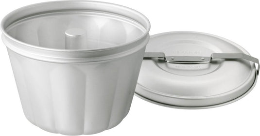 Dr. oetker stoompan voor pudding desserts - aluminium - ø21 x 165cm