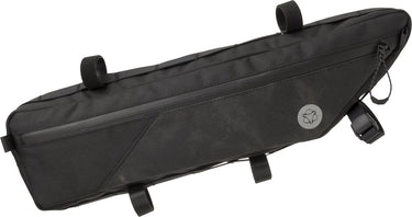 Agu bikepacking tube frametas venture extreme - fietstas voor frame - zwart - reflecterend - 3l - waterafstotend - eenvoudige montage