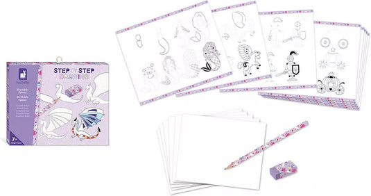 Janod - hachette - creatief fantasie wezens tekenen