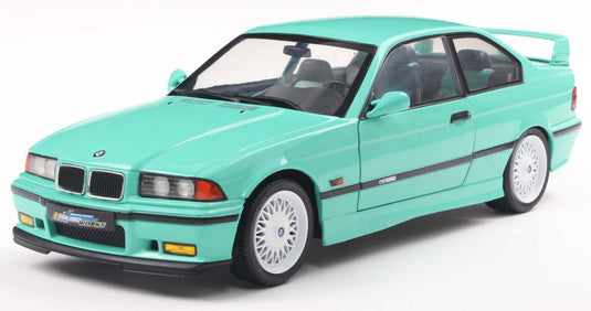 Solido bmw m3 (e36) coupe works '91, groen (mint green) schaal 1:18