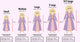 Little adventures - rapunzel jurk classic - maat 116 122