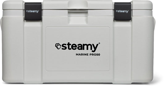 Steamy marine pro 50 - grote koelbox - extra goed geïsoleerd - 50 liter - wit