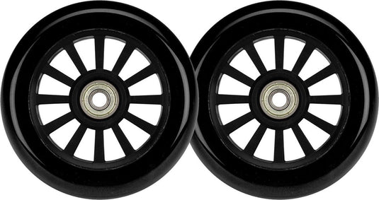 Black dragon wielenset voor stuntstep - 2 stuks incl lagers - zwart - 100 mm