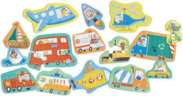 Hape wielen en wonderen puzzel
