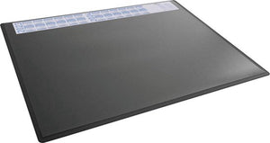 Durable 722301 bureau onderlegger 4-jaarskalender zwart, transparant (b x h) 65 cm x 50 cm 1 stuk(s)