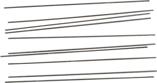 Creativ company metalen staaf - metalen staven set - kleine dunne metalen staafjes - lengte: 20 cm - dia: 2mm - 10 stuks
