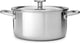 Kitchenaid multi-ply rvs kookpan - ø24 cm - 4,9l - inductie - pfas-vrij