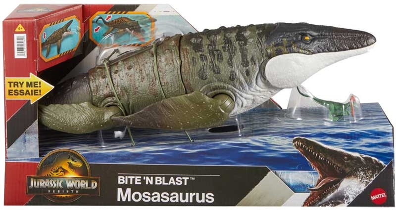 ギャラリービューアに画像をロードする, Mattel jurassic world rebirth mosasaurus
