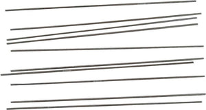 Creativ company metalen staaf - metalen staven set - kleine dunne metalen staafjes - lengte: 20 cm - dia: 2mm - 10 stuks