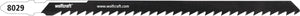 Wolfcraft - pvc decoupeerzaagblad 100mm - hcs-blad met t-schacht – ideaal voor kunststof-, pp pvc-buis - 8029000